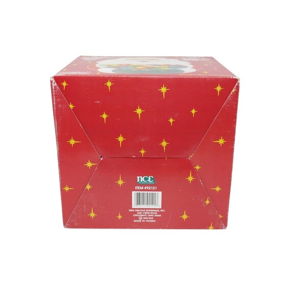 NCE Creative Enterprises 1993 It's Alive Santa Claus Ceramic Candy Dish in Box - Picture 14 of 14